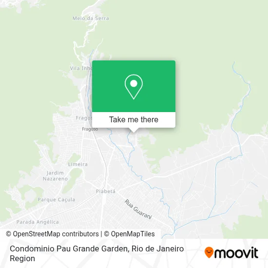 Condominio Pau Grande Garden map