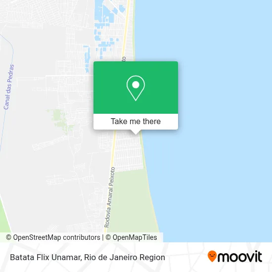 Batata Flix Unamar map