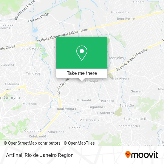 Artfinal map