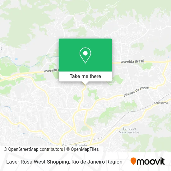 Laser Rosa West Shopping map