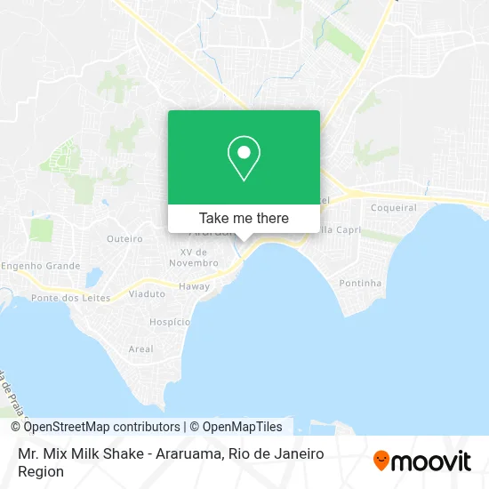 Mr. Mix Milk Shake - Araruama map