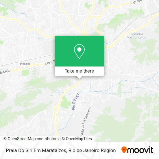 Praia Do Siri Em Marataízes map