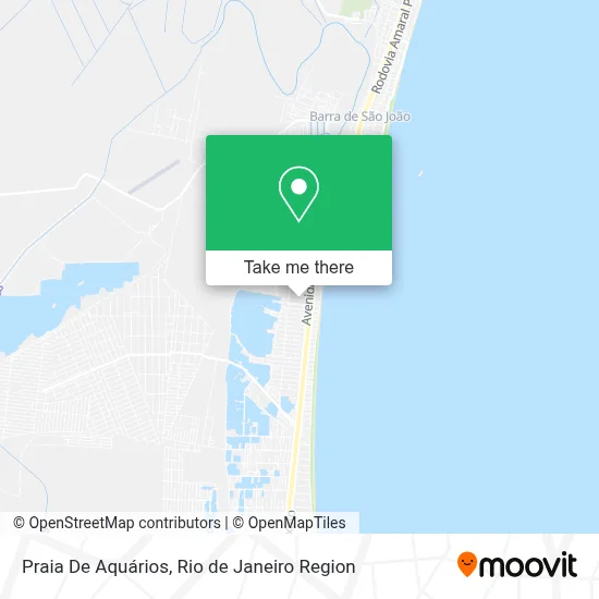 Praia De Aquários map