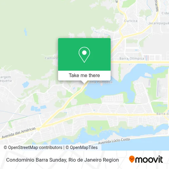 Condomínio Barra Sunday map