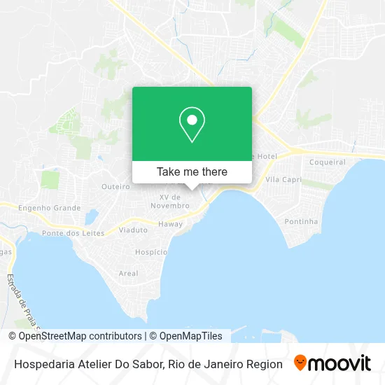 Hospedaria Atelier Do Sabor map