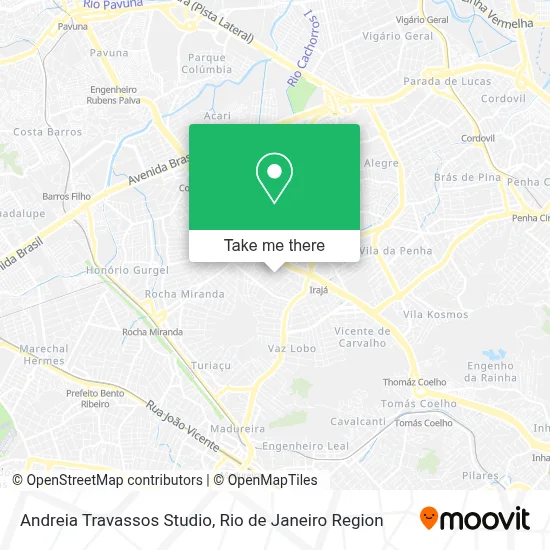 Andreia Travassos Studio map