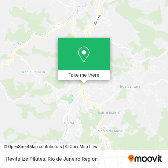 Revitalize Pilates map