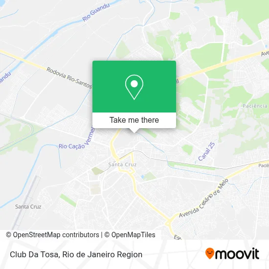 Club Da Tosa map