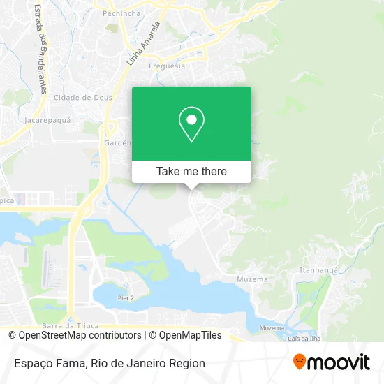 Espaço Fama map