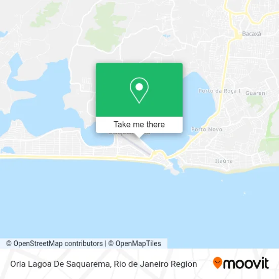 Orla Lagoa De Saquarema map