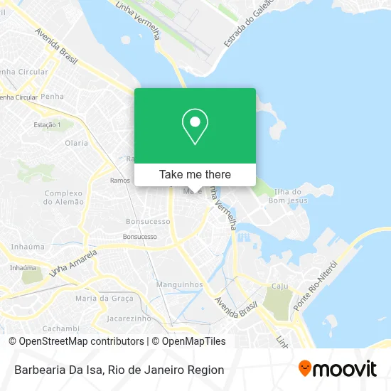 Barbearia Da Isa map