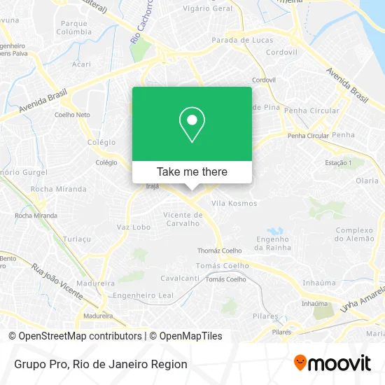 Grupo Pro map