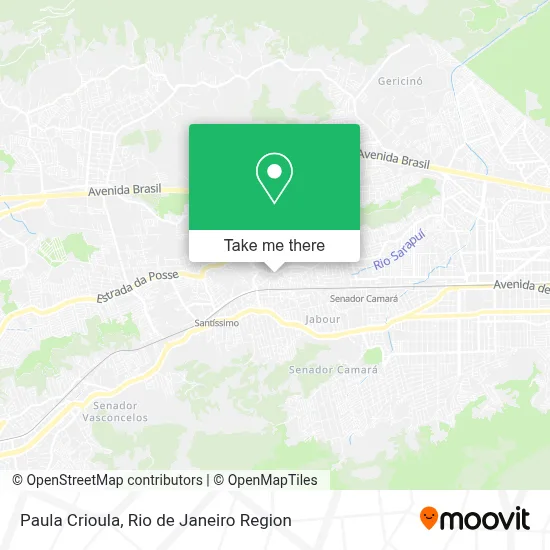 Paula Crioula map