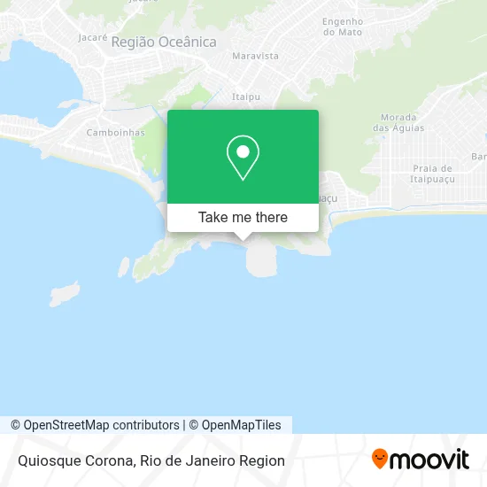 Quiosque Corona map