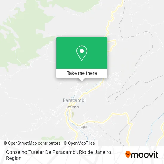 Conselho Tutelar De Paracambi map
