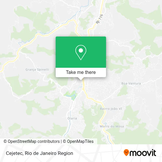 Cejetec map