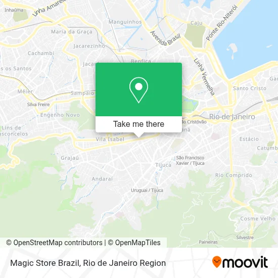 Magic Store Brazil map