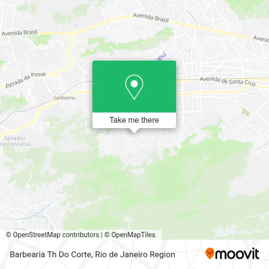Barbearia Th Do Corte map