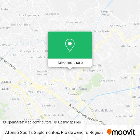 Afonso Sports Suplementos map