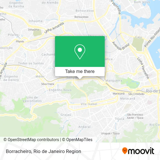 Borracheiro map