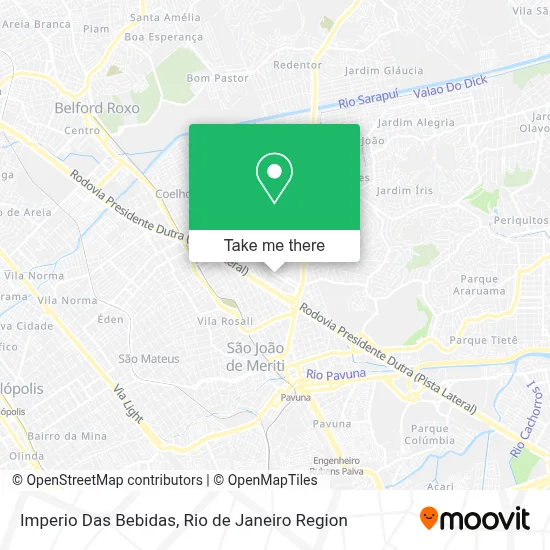Imperio Das Bebidas map