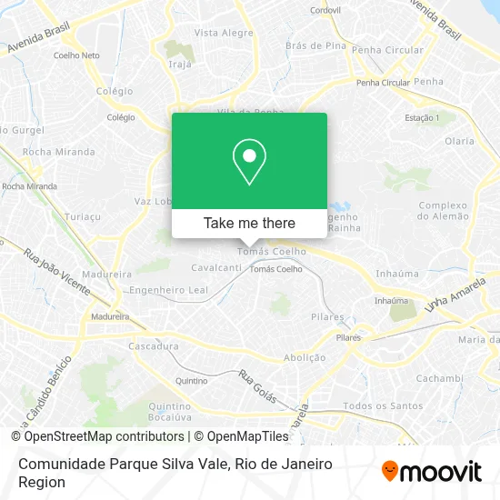 Comunidade Parque Silva Vale map