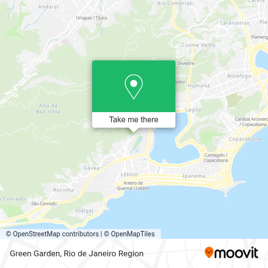 Green Garden map