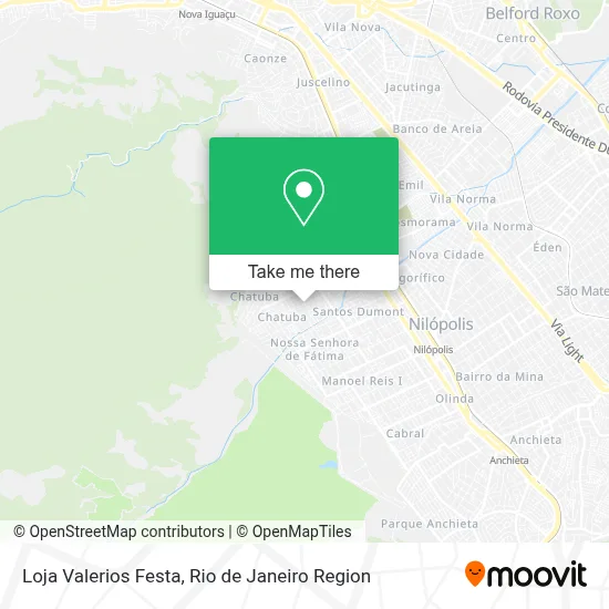 Loja Valerios Festa map