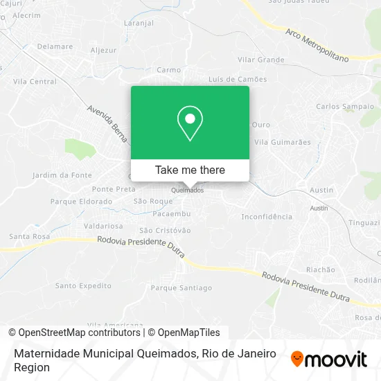 Maternidade Municipal Queimados map