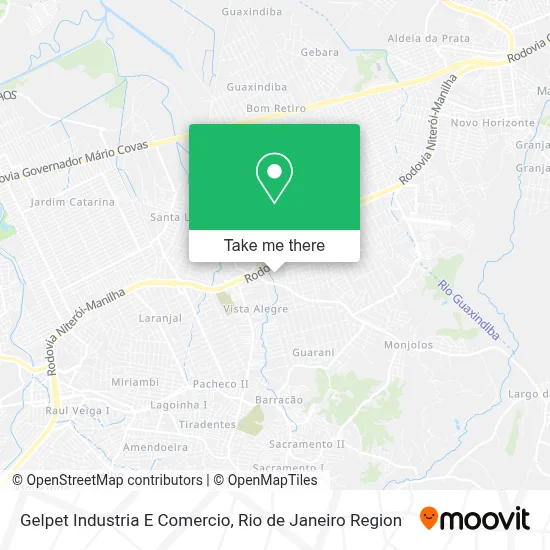 Gelpet Industria E Comercio map