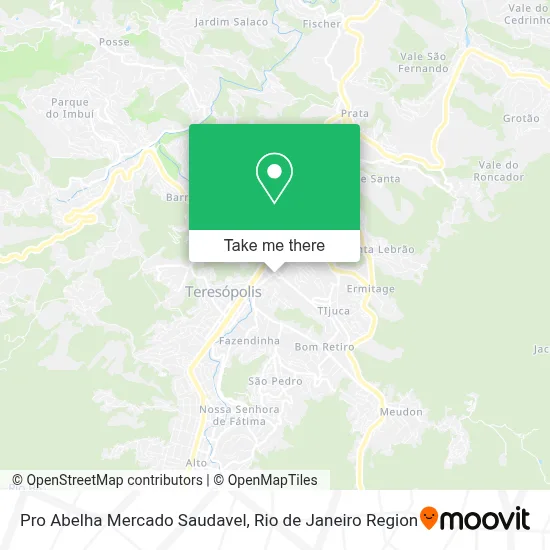 Pro Abelha Mercado Saudavel map