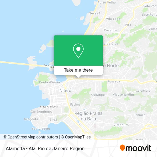 Alameda - Ala map