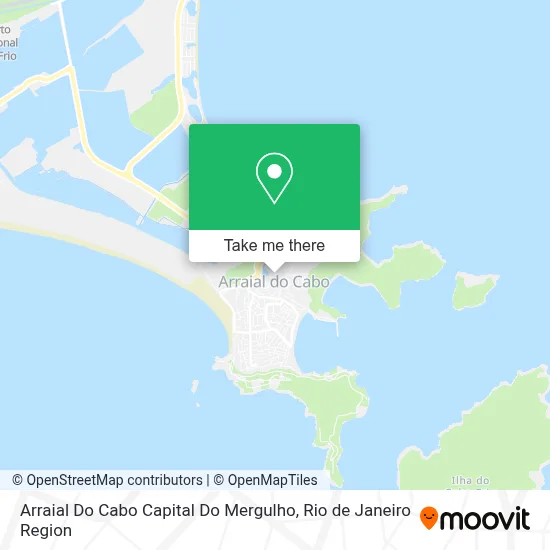 Arraial Do Cabo Capital Do Mergulho map