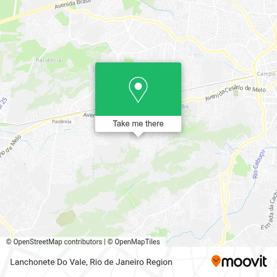 Lanchonete Do Vale map
