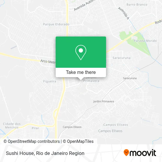 Sushi House map
