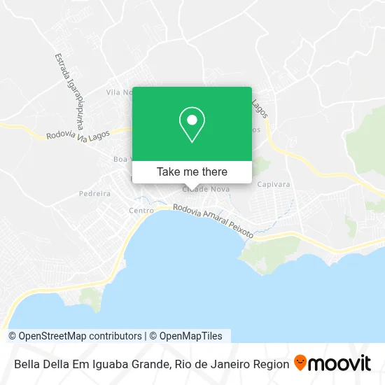 Bella Della Em Iguaba Grande map
