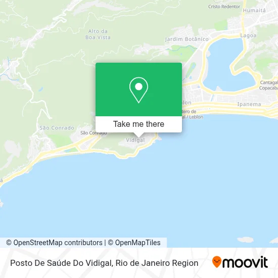 Posto De Saúde Do Vidigal map