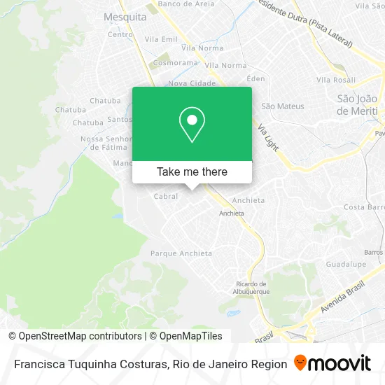 Francisca Tuquinha Costuras map
