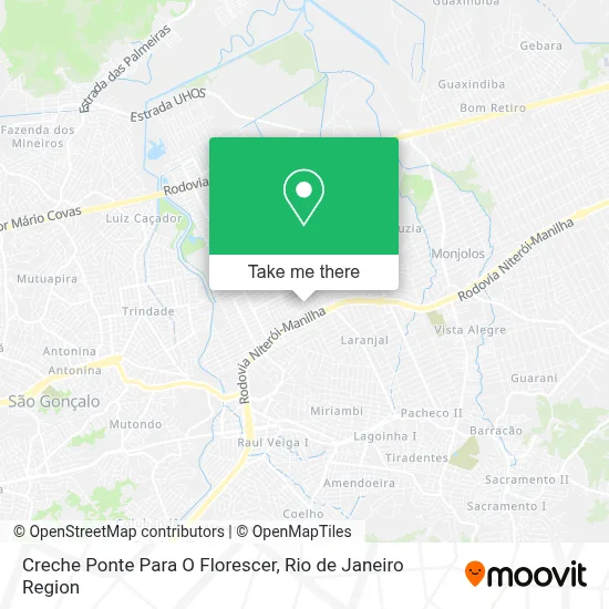 Creche Ponte Para O Florescer map