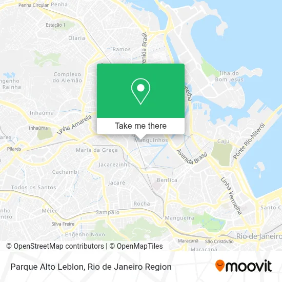 Parque Alto Leblon map