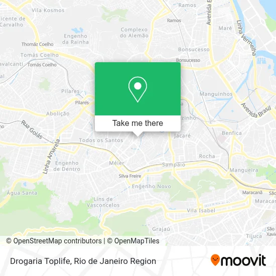 Drogaria Toplife map