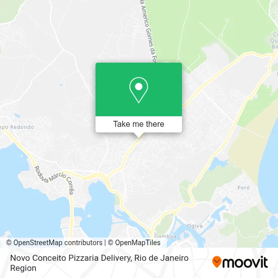 Novo Conceito Pizzaria Delivery map