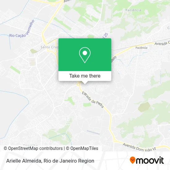 Arielle Almeida map