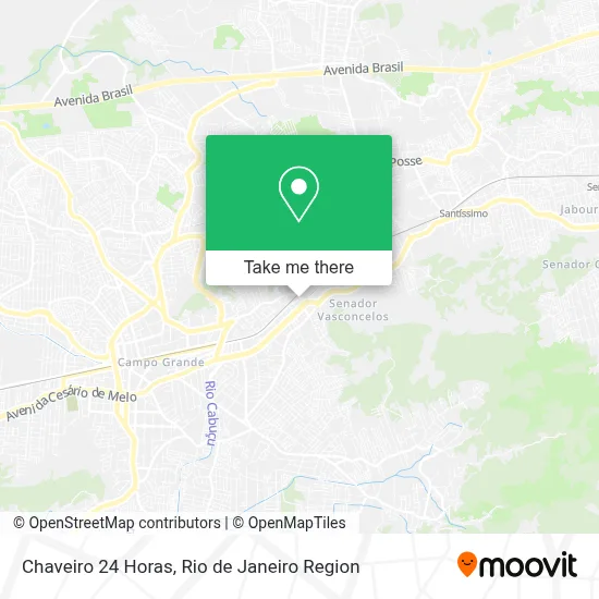 Chaveiro 24 Horas map