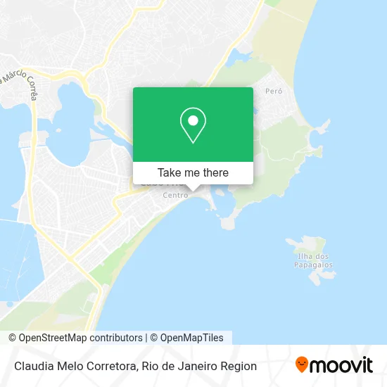 Claudia Melo Corretora map