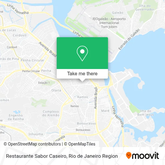 Restaurante Sabor Caseiro map