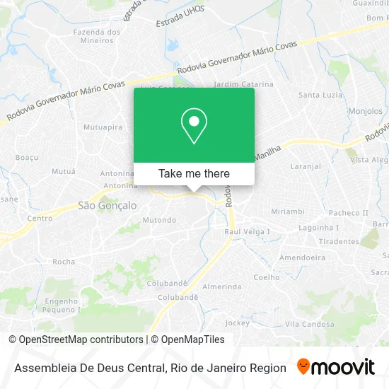 Assembleia De Deus Central map