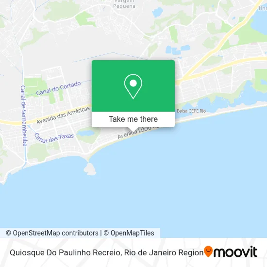 Quiosque Do Paulinho Recreio map