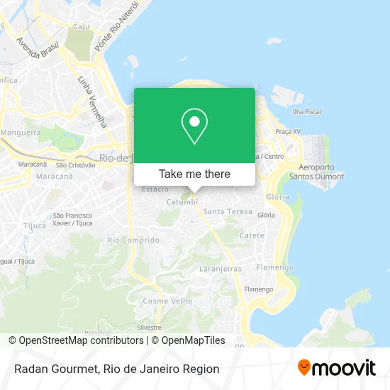 Radan Gourmet map