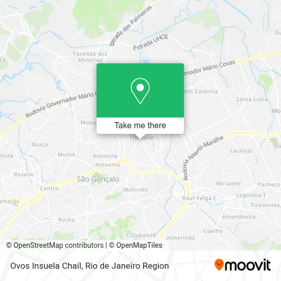 Ovos Insuela Chaíl map
